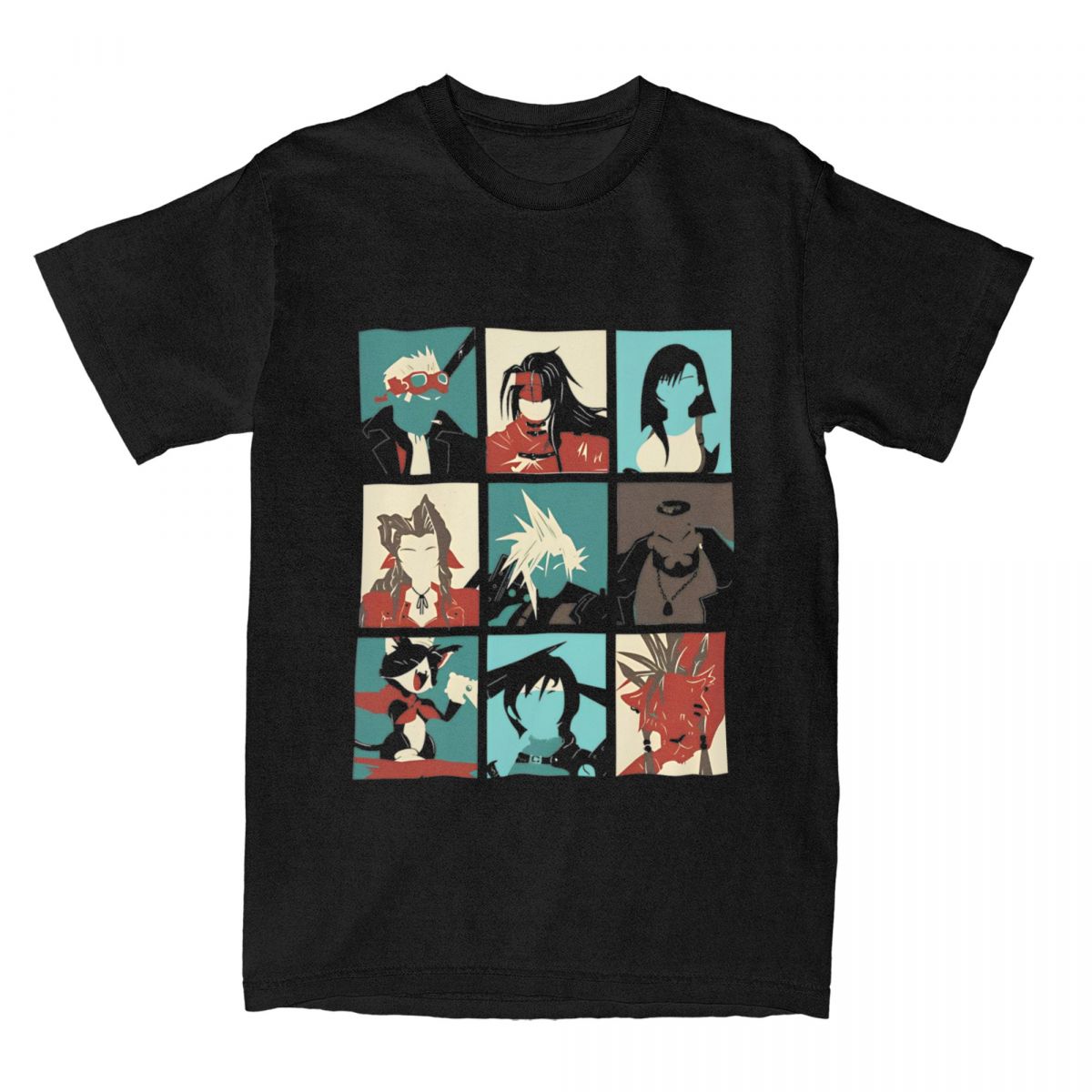 Retro Gaming T Shirt - Camiseta de fantasía Final 7 para