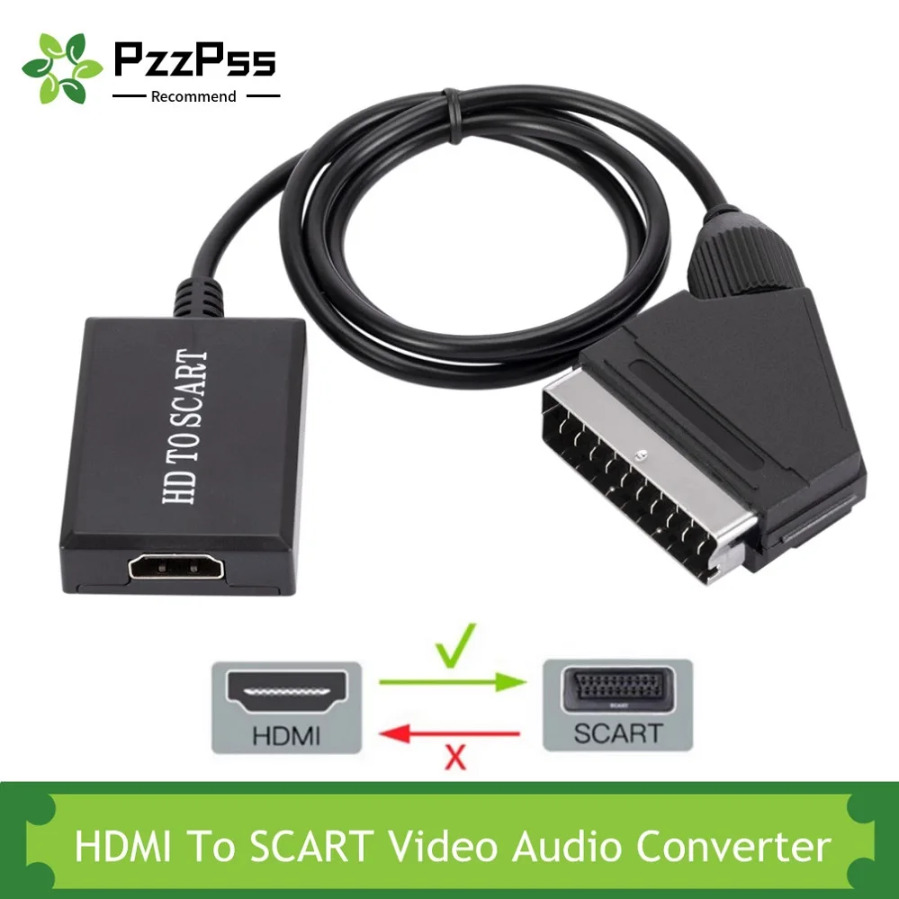 Convertidor HDMI Compatible co - Scart To Hdmi reseña y precio