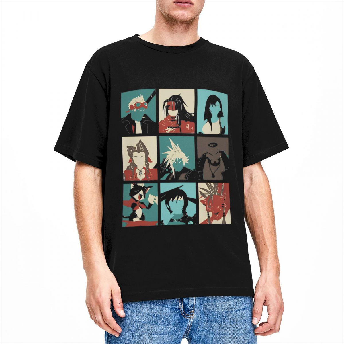 Camiseta de fantasía Final 7 p - Retro Gaming T Shirt reseña y precio